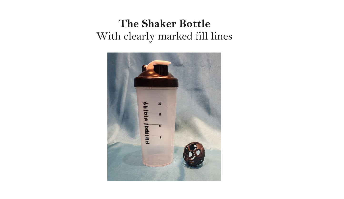 24 ounce protein shaker bottle